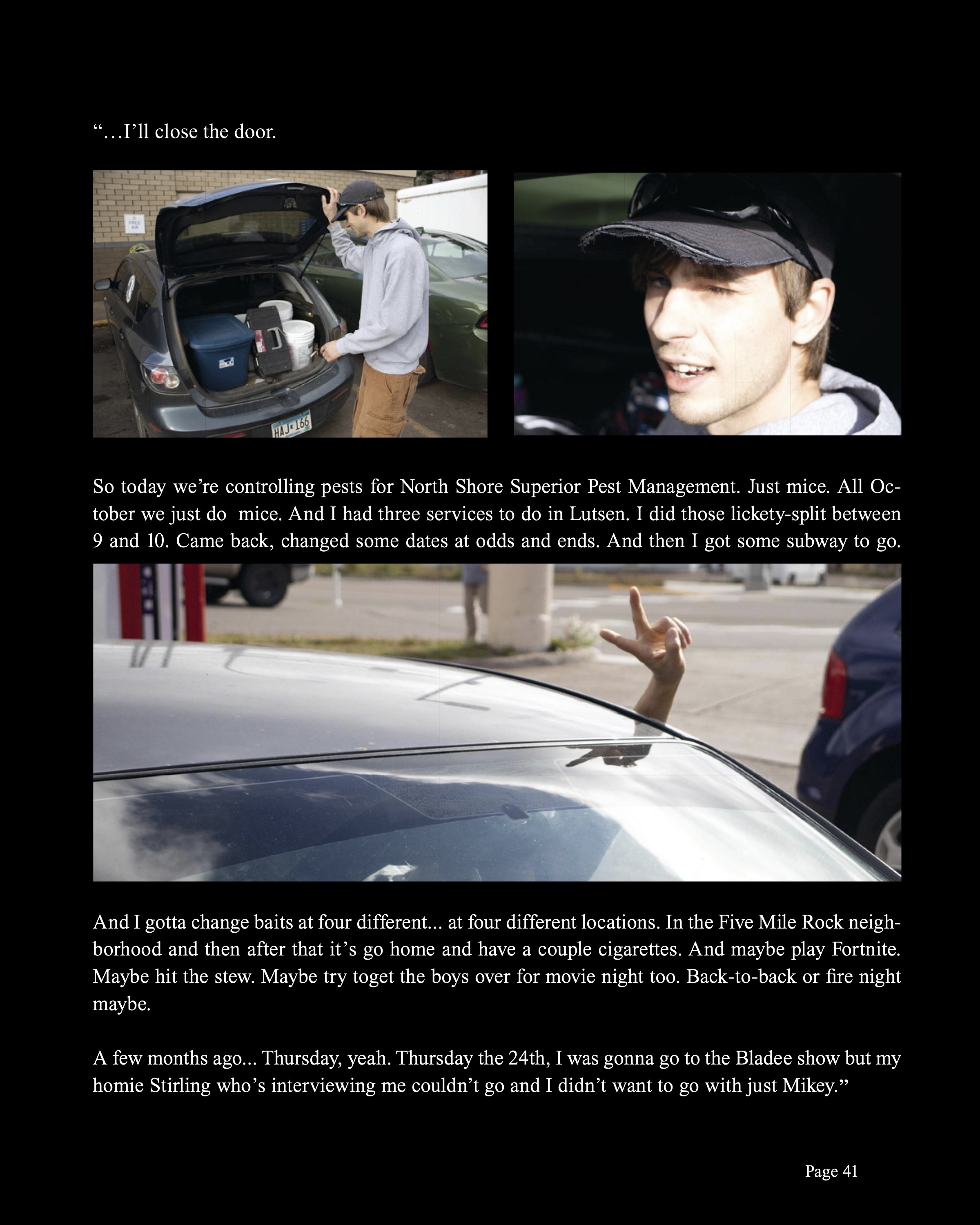 A page
