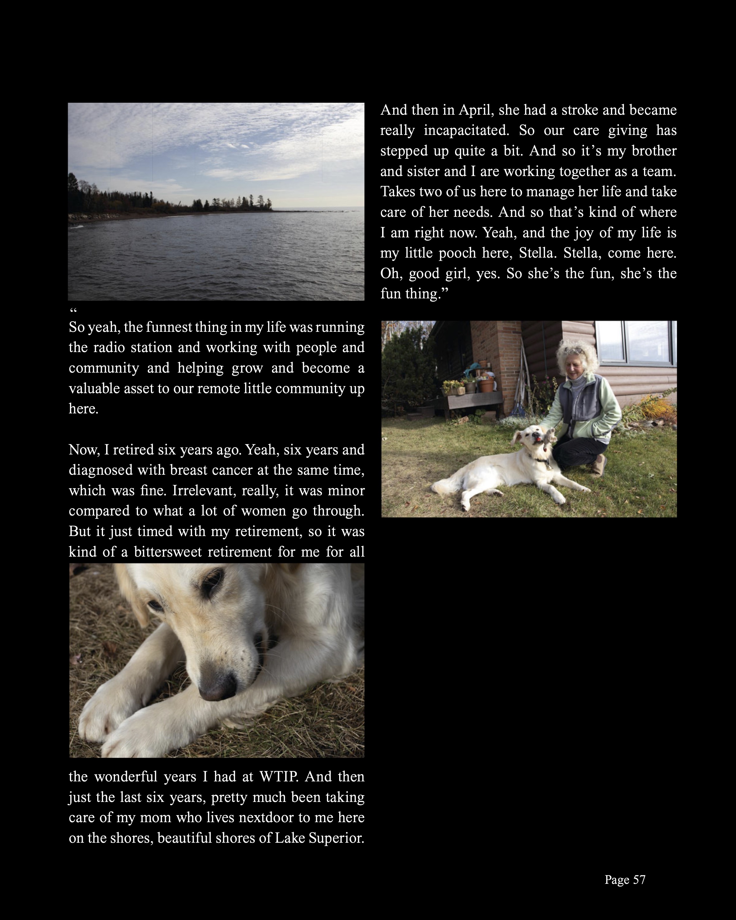 A page